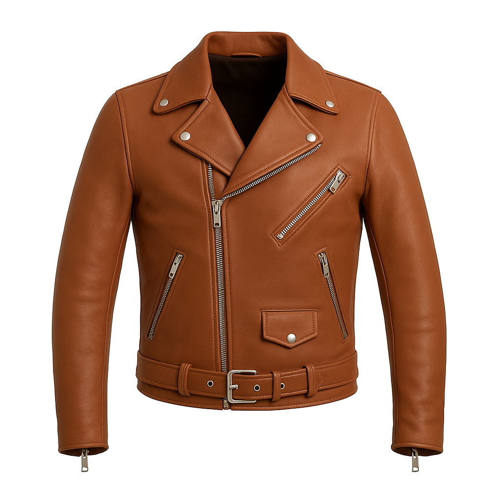Bronco Blaze Man's Motorcycle Leather Jacket