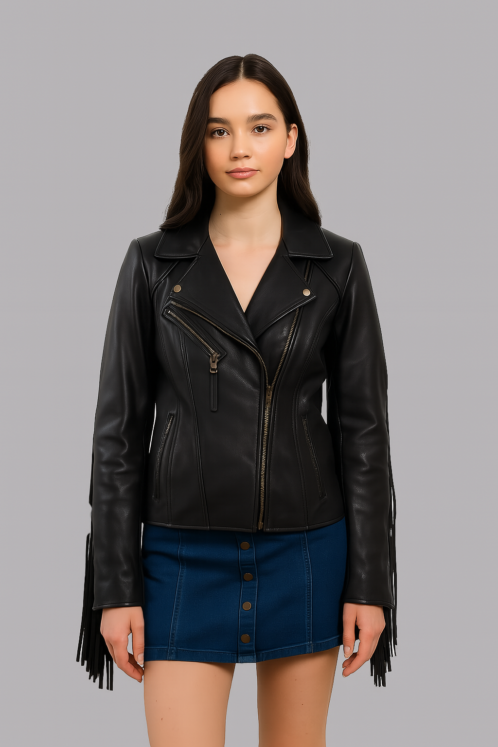 Liora Drift Womens Fashion Leather Jacket
