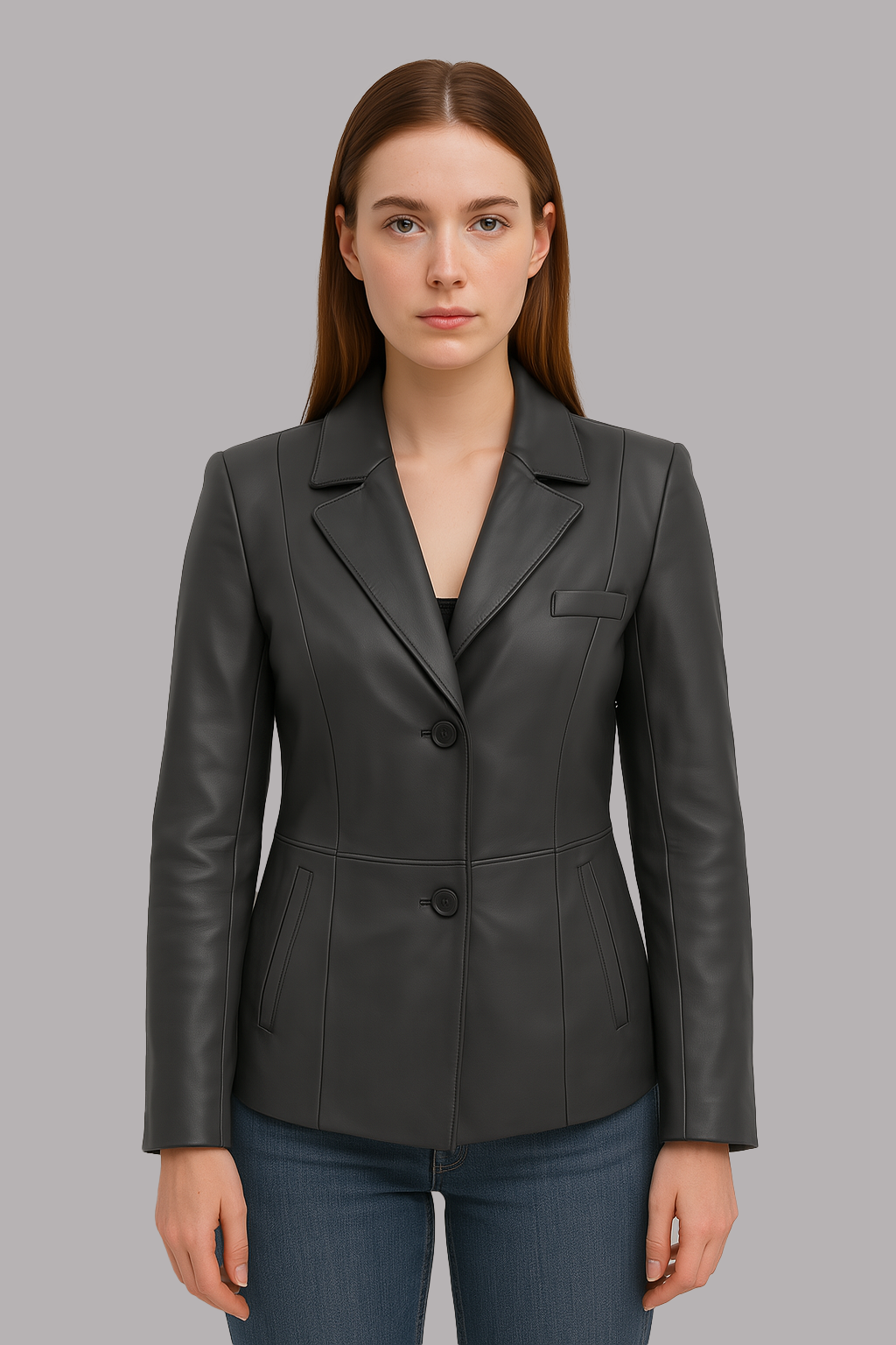 Noor Haven Lambskin Leather jacket