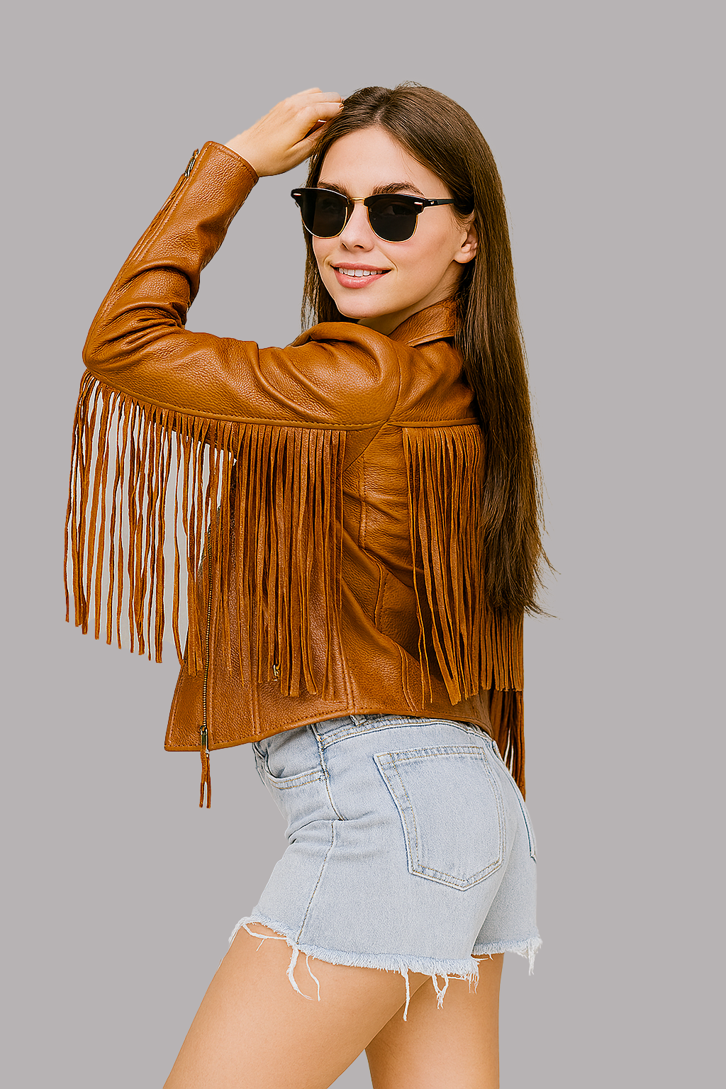 Liora Drift Womens Fashion Leather Jacket