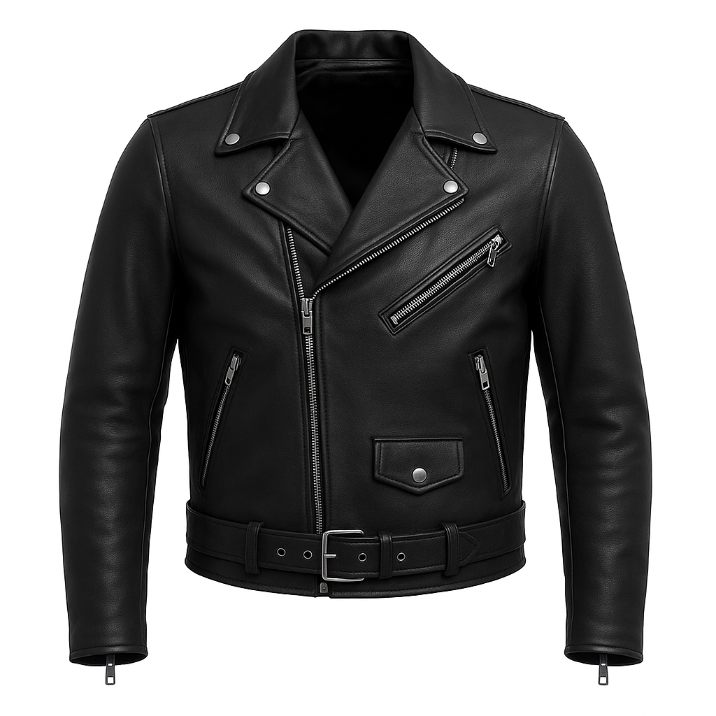 Bronco Blaze Man's Motorcycle Leather Jacket