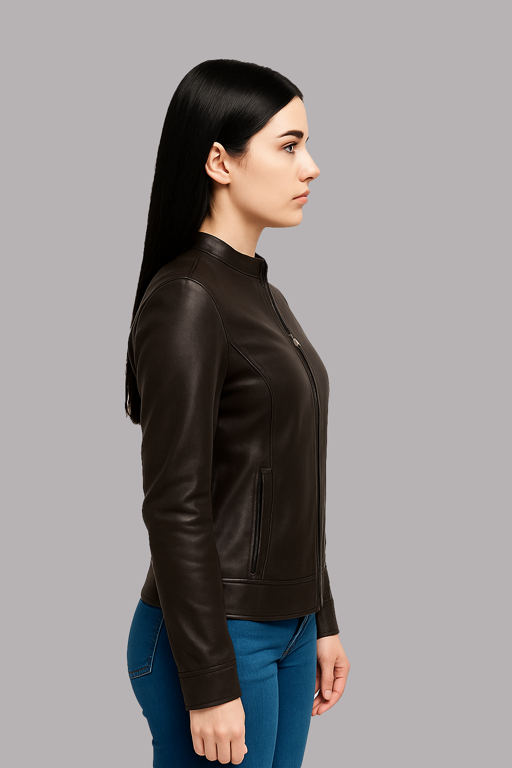 Viva Vegan by Beverly Leather Perforated Jacket