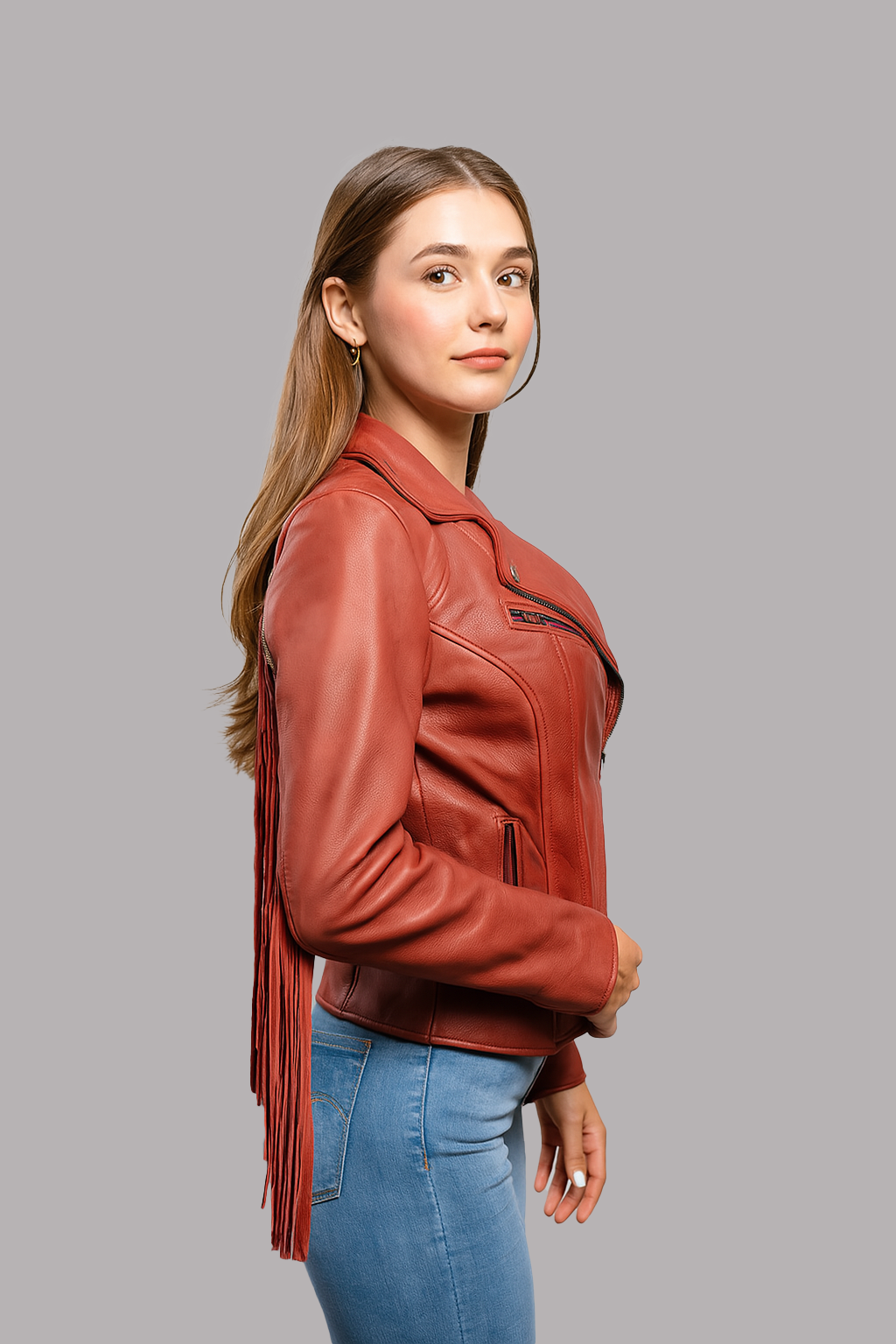Liora Drift Womens Fashion Leather Jacket