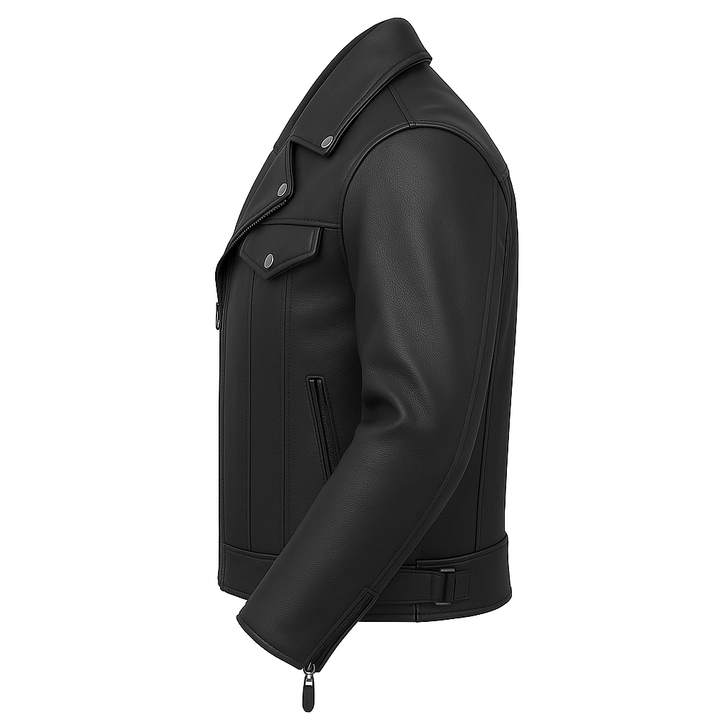 Rider's Creed Man's Motorcycle Leather Jacket
