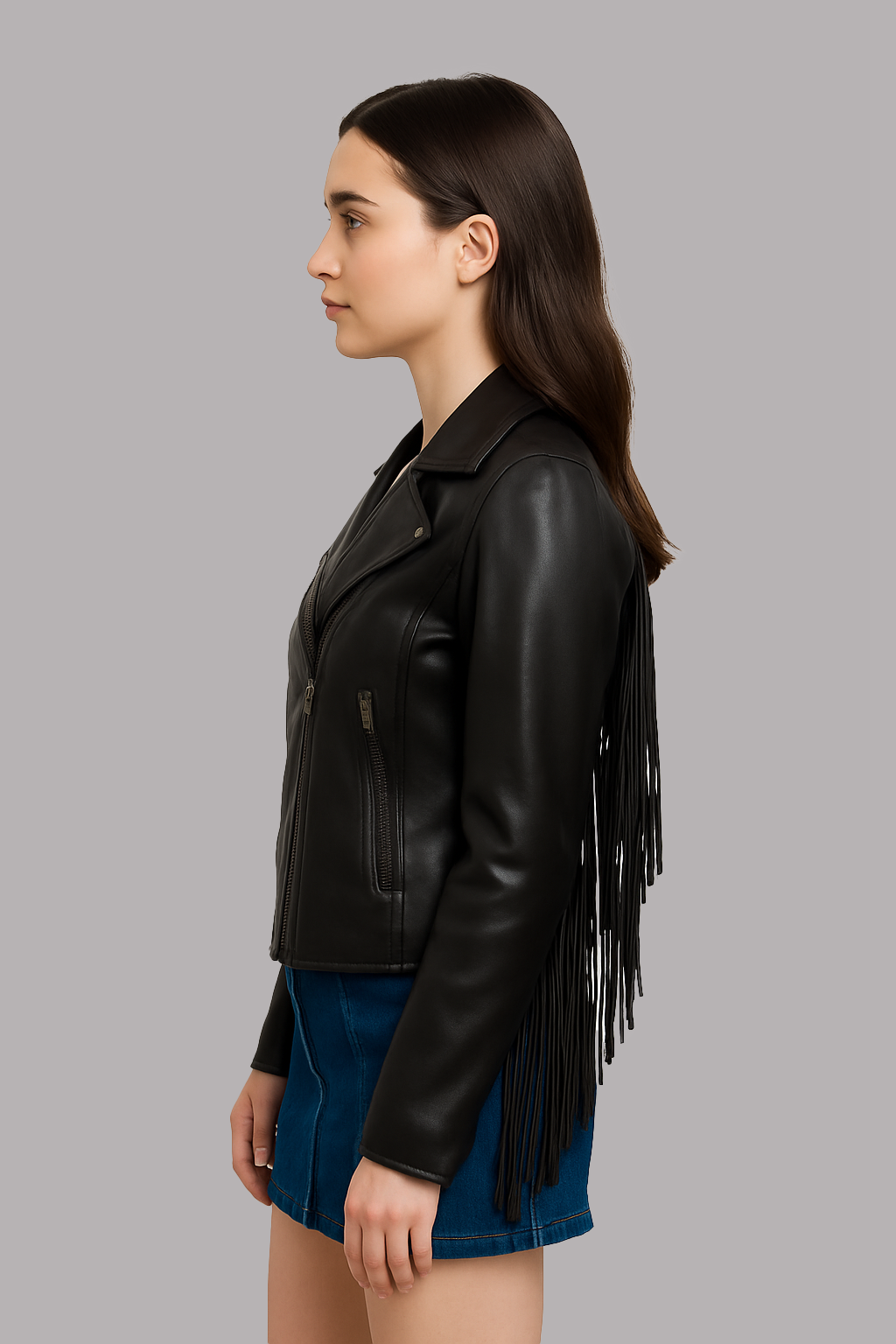 Liora Drift Womens Fashion Leather Jacket