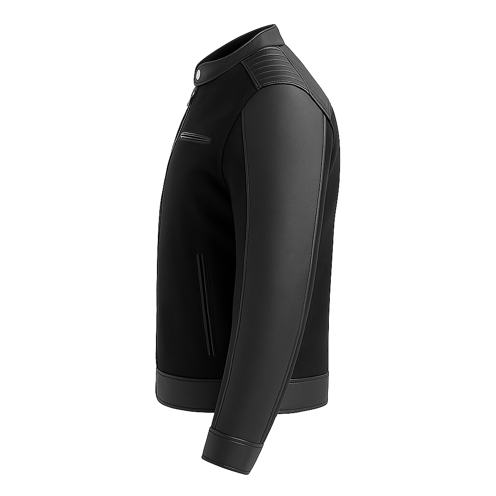 Blackout Prime Man's Motorcycle Leather jacket