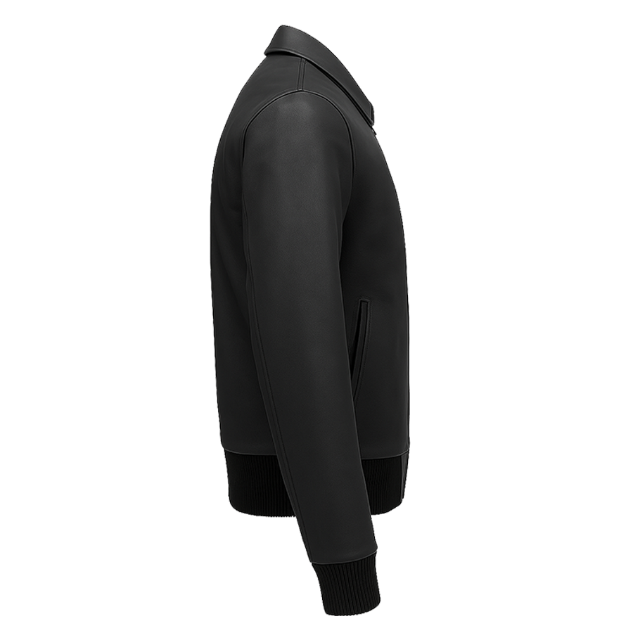 The Heritage Bomber Man's Motorcycle Leather Jacket