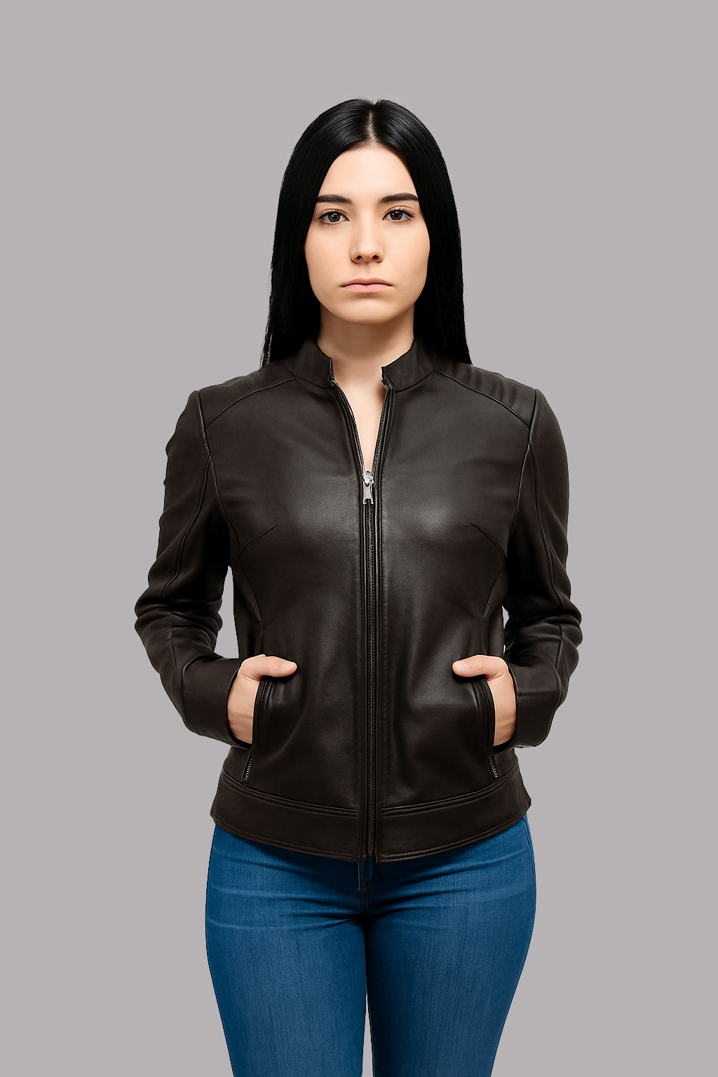 Viva Vegan by Beverly Leather Perforated Jacket