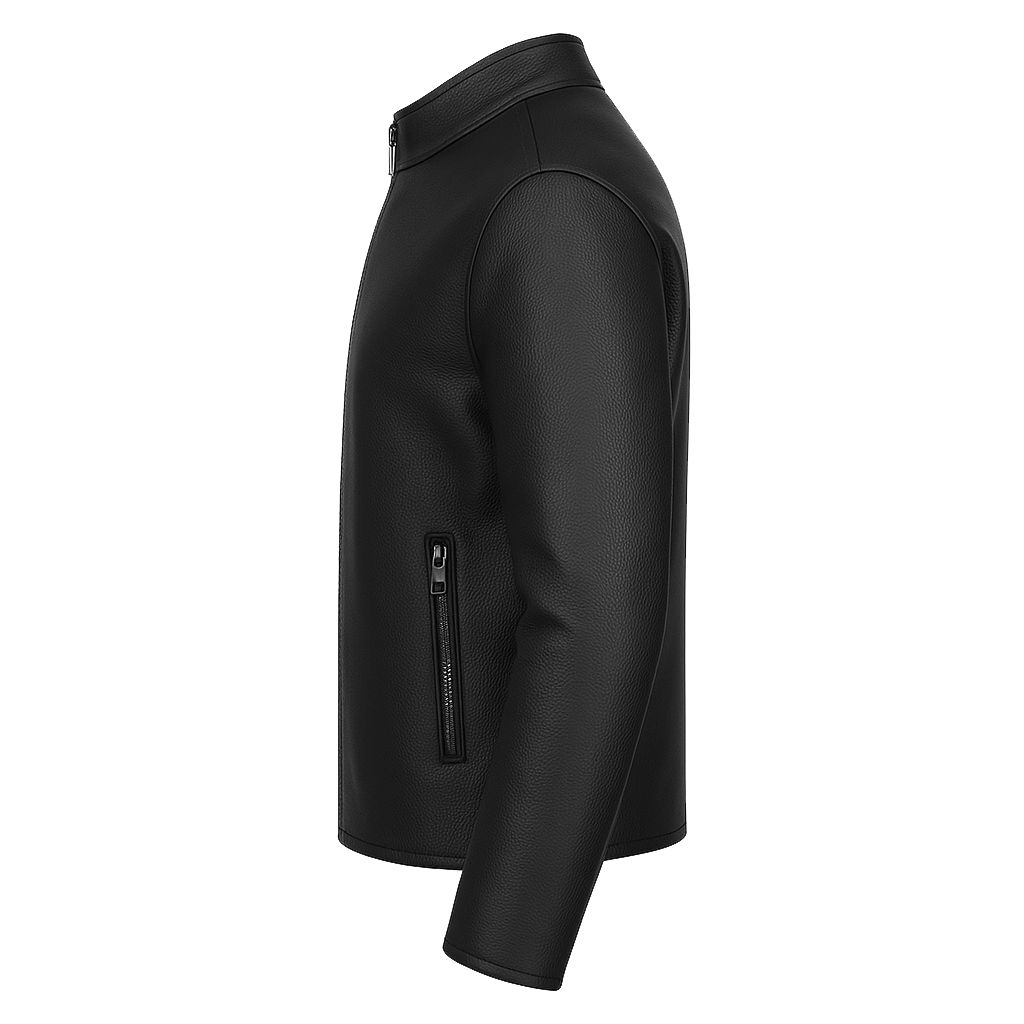 Prime Edge – Men's Motorcycle Café Style Leather Jacket