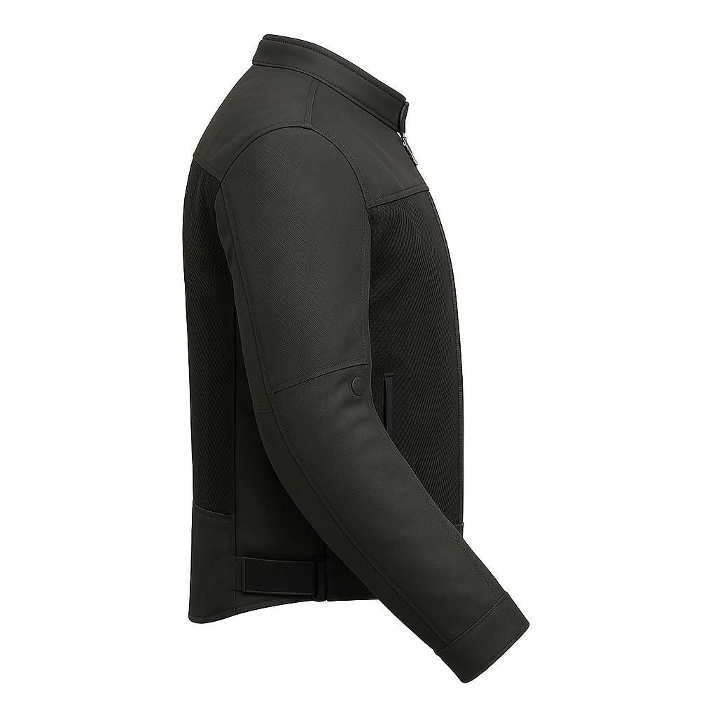 Velocity Black Man's Motorcycle Textile Jacket
