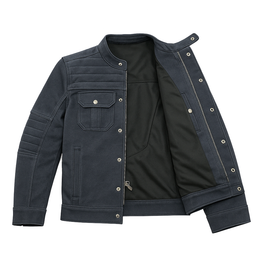Command Denim Man's Motorcycle Jacket