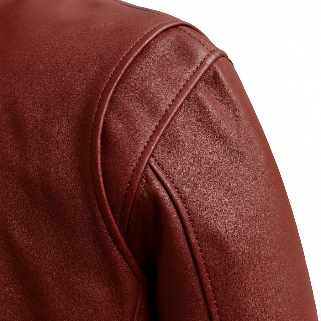 The Heritage Bomber Man's Motorcycle Leather Jacket