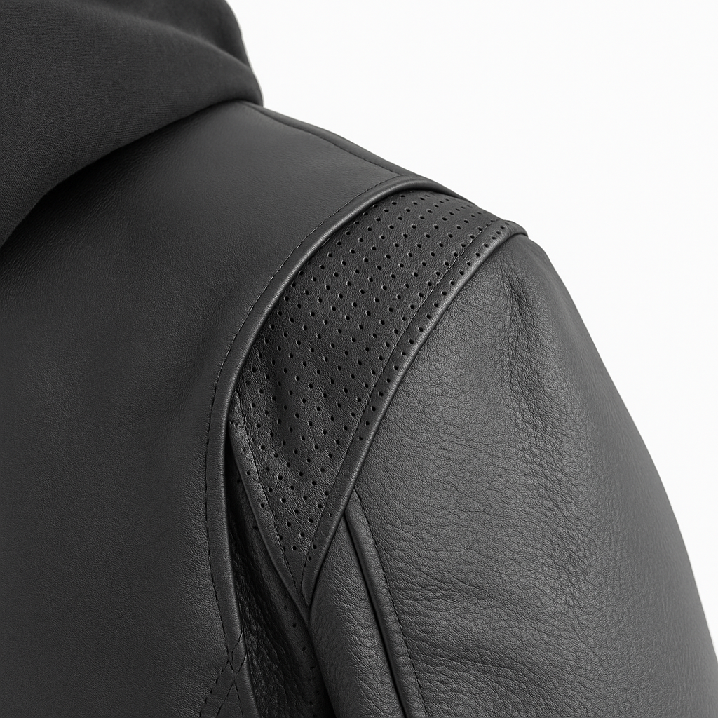Night Vortex Man's Motorcycle leather jacket