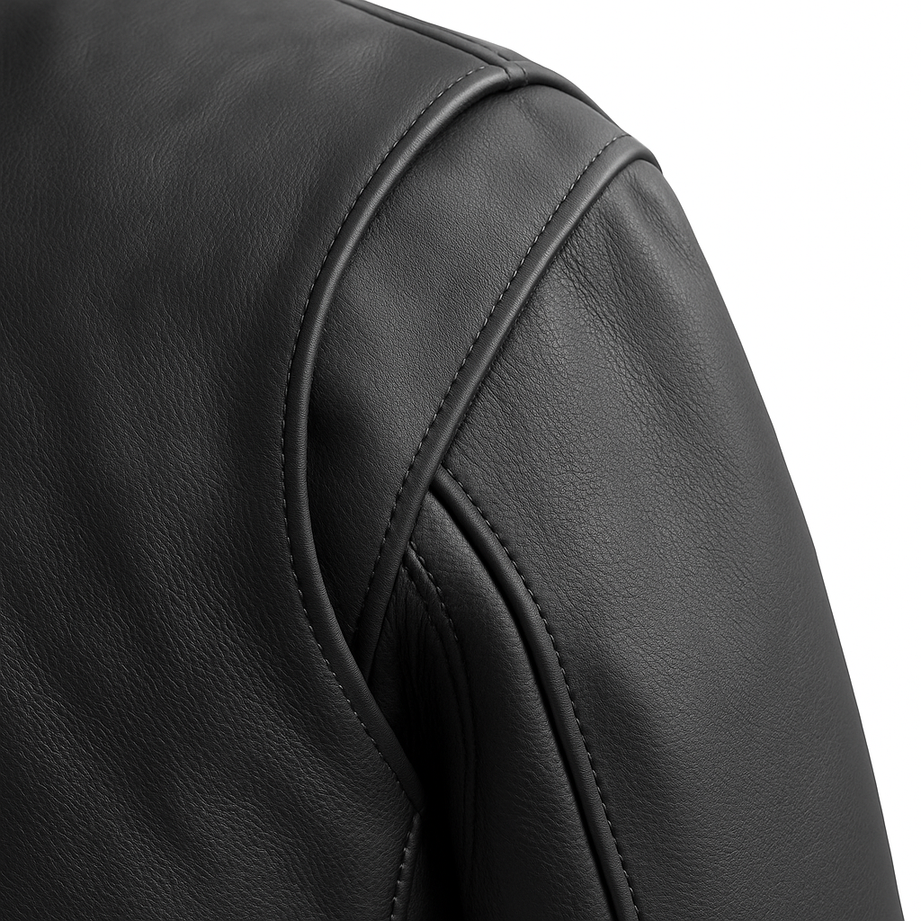 The Heritage Bomber Man's Motorcycle Leather Jacket
