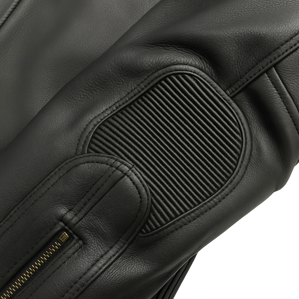 Vanguard Moto Man's Motorcycle Leather Jacket