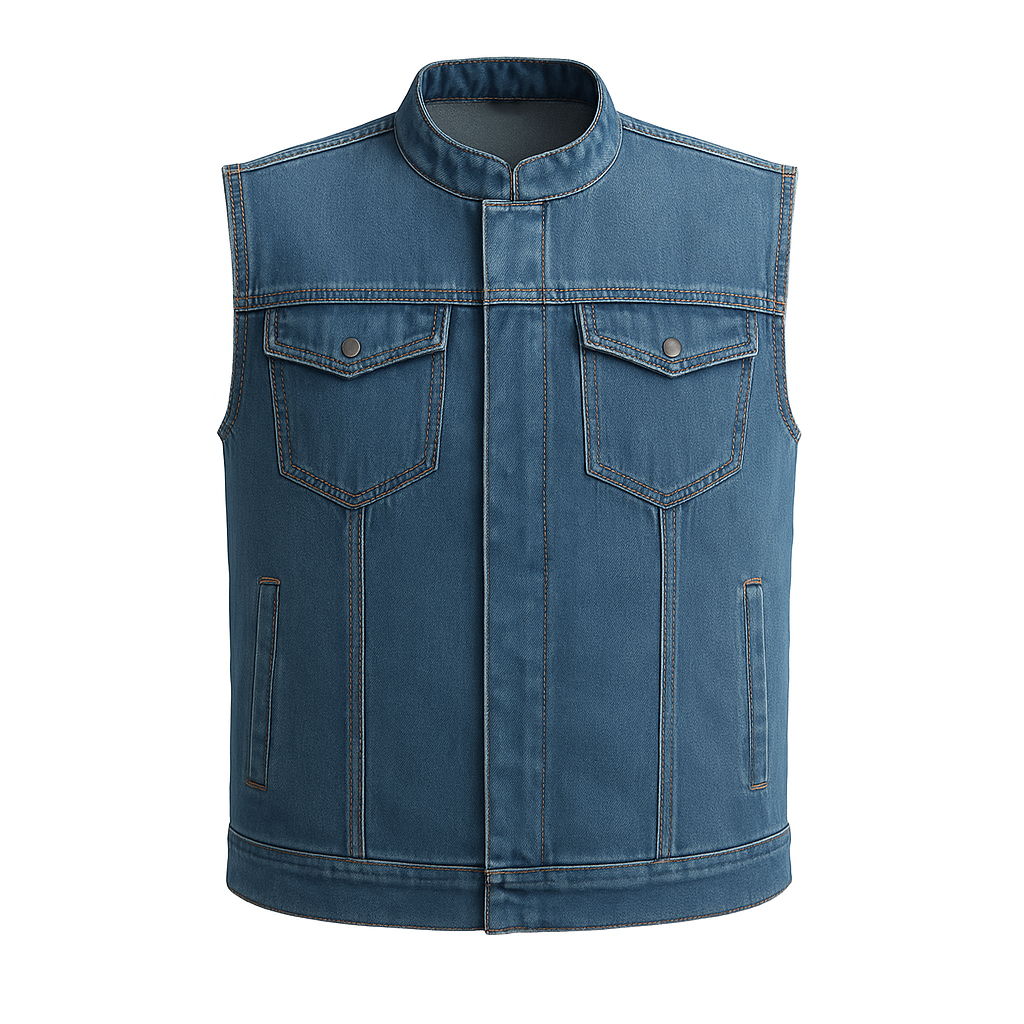 Maverick - Men's Motorcycle Denim Vest