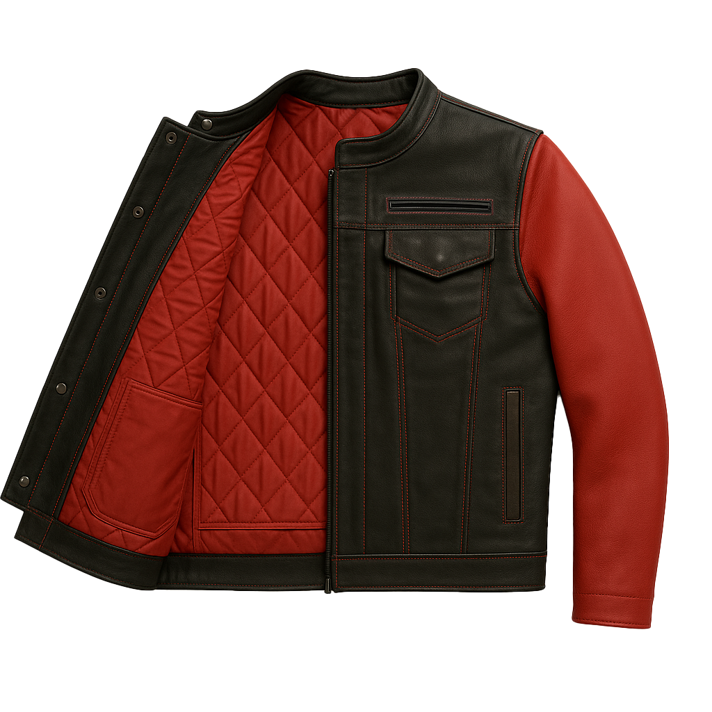 Inferno Edge Man's Moto Leather Jacket
