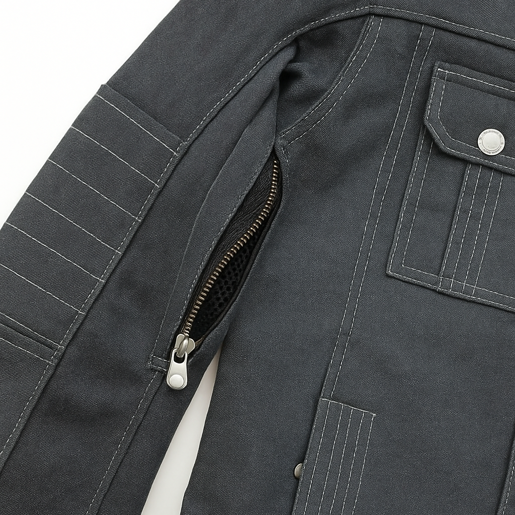 Command Denim Man's Motorcycle Jacket
