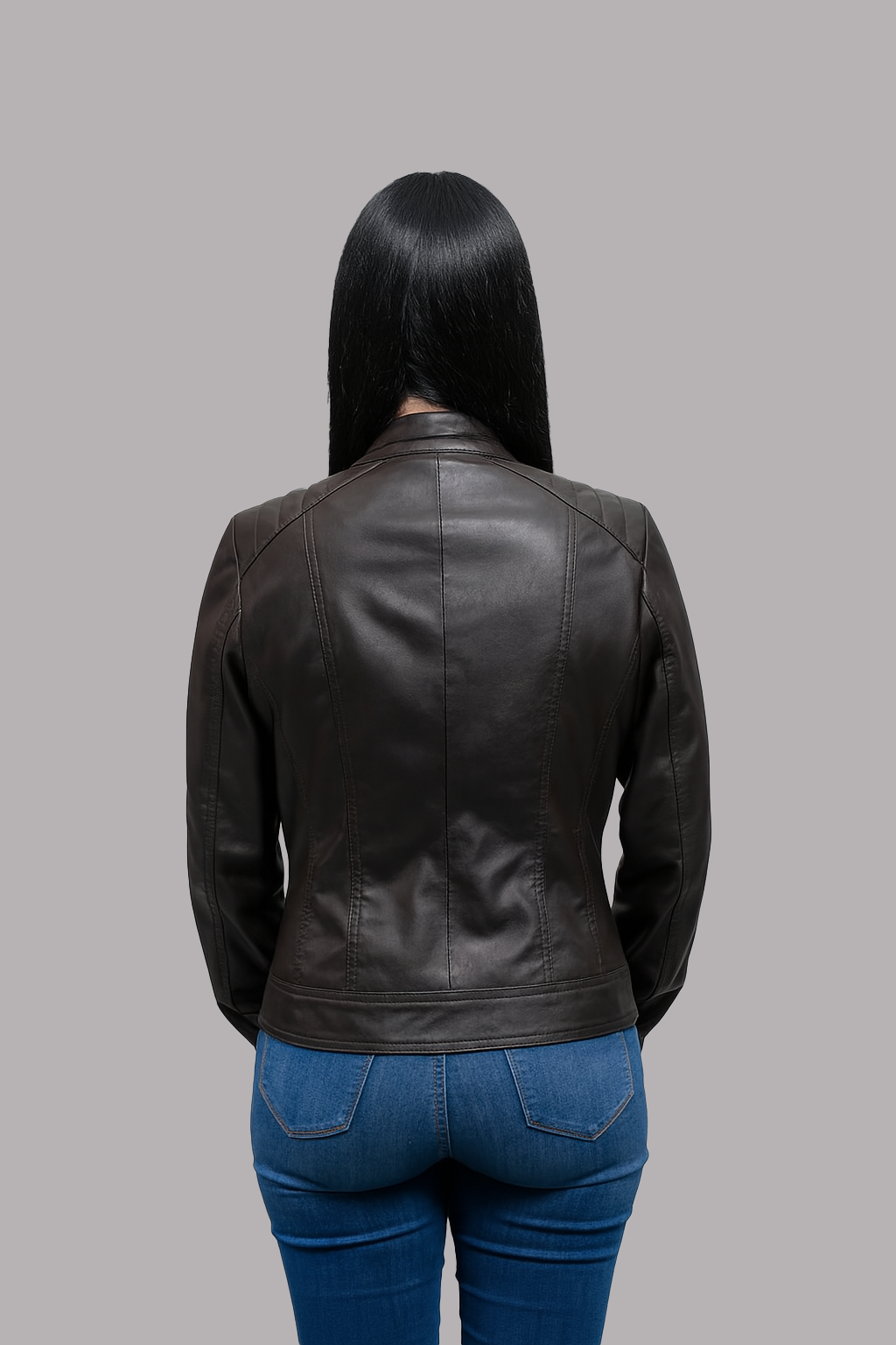 Viva Vegan by Beverly Leather Perforated Jacket