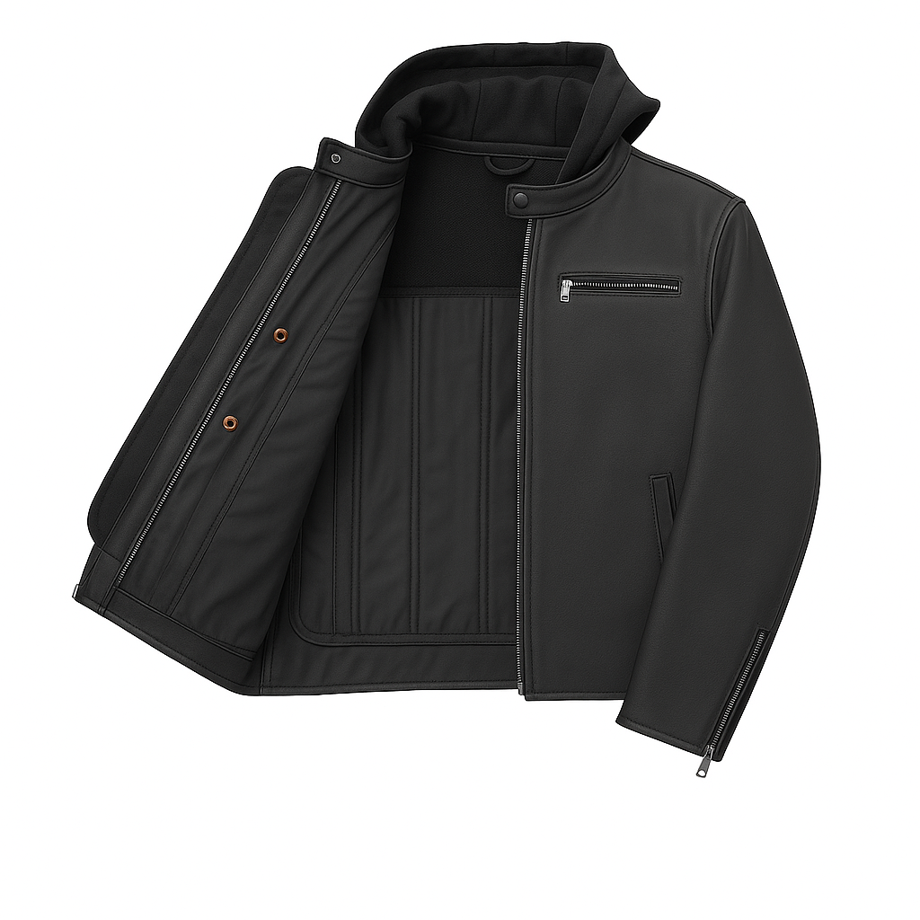 Night Vortex Man's Motorcycle leather jacket