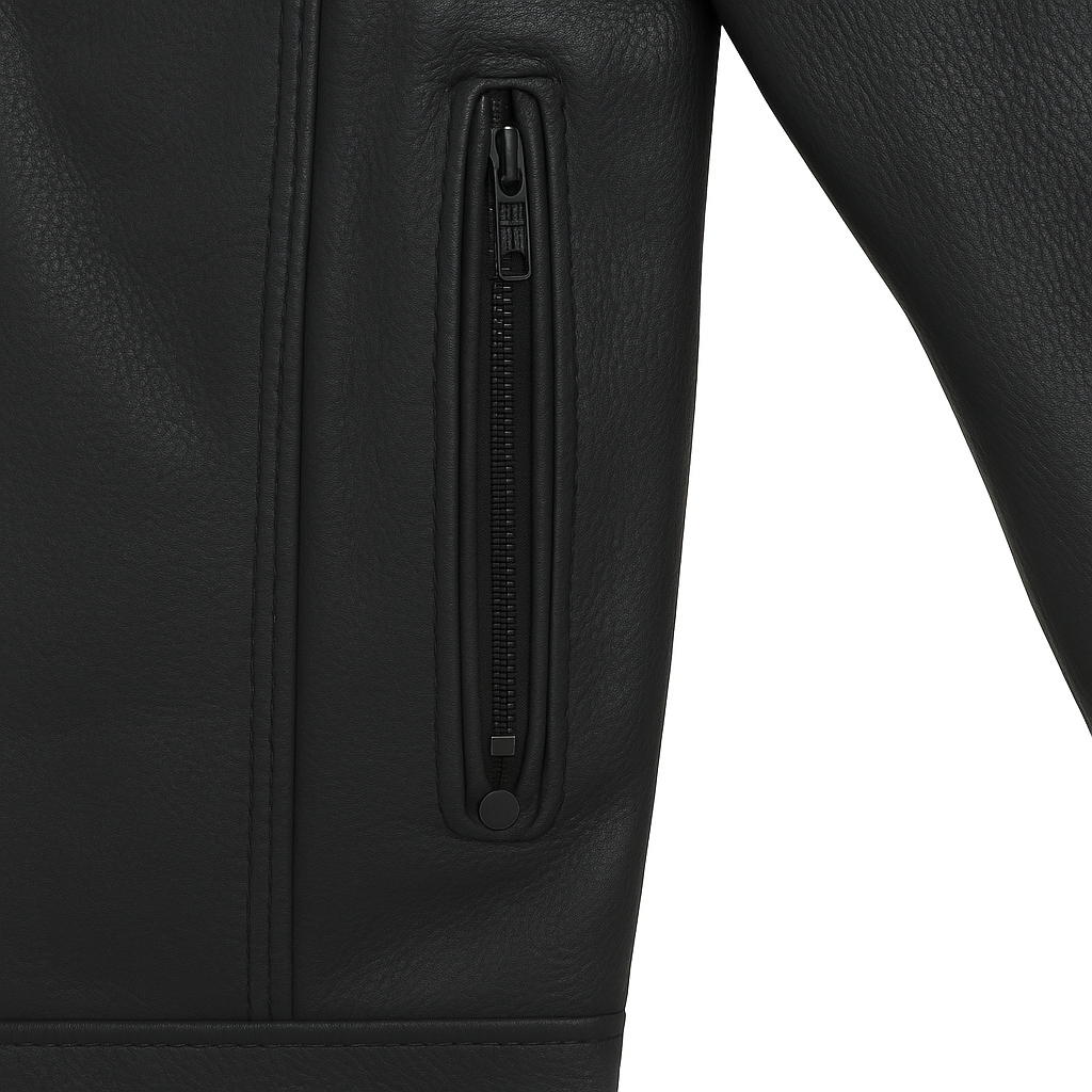 Rider's Creed Man's Motorcycle Leather Jacket