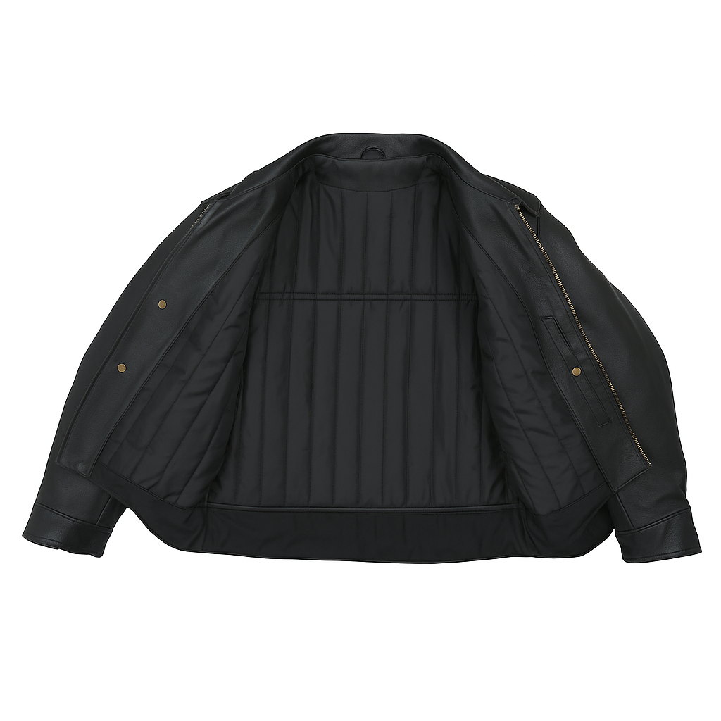 Rider's Creed Man's Motorcycle Leather Jacket