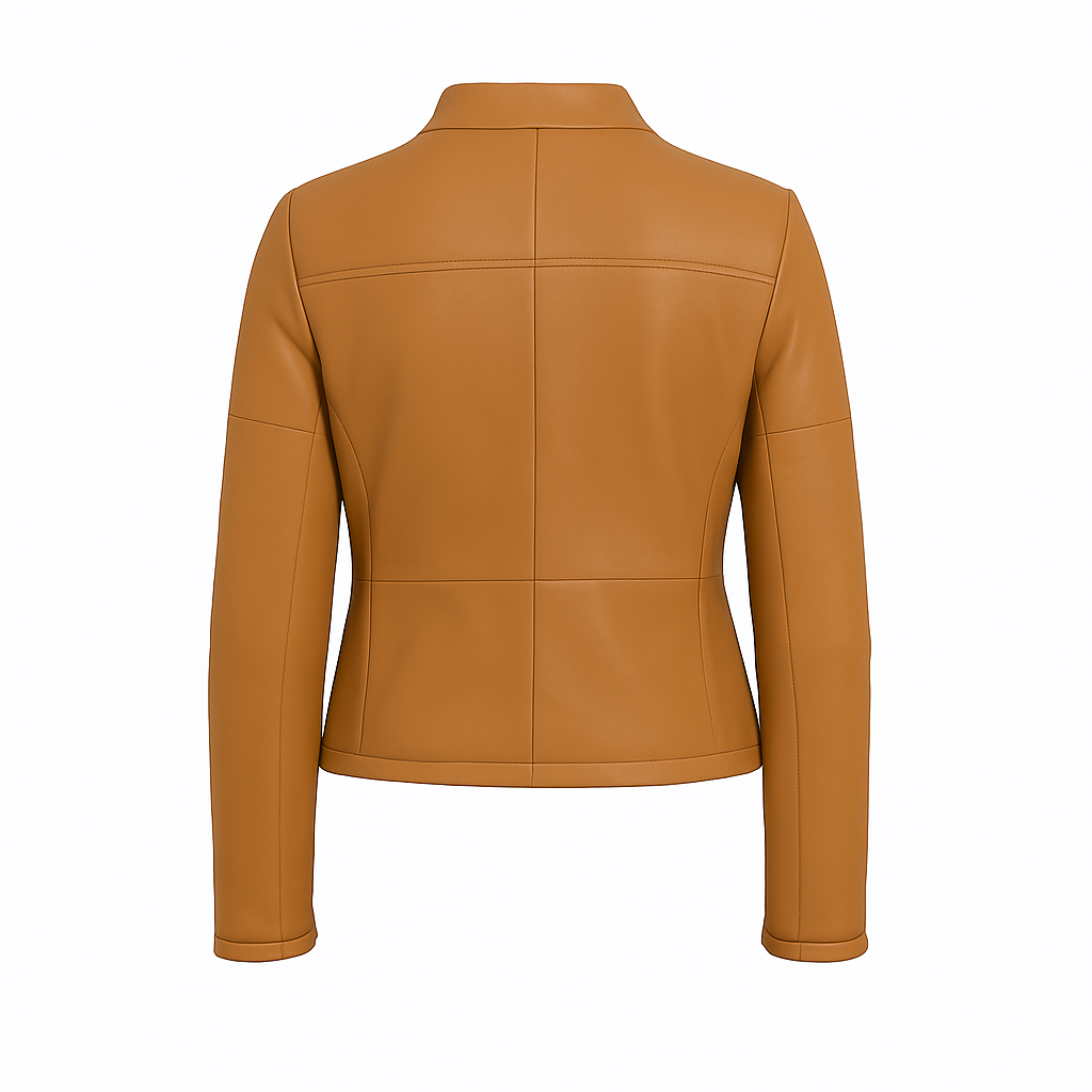 Olenna Pale Leather Jacket