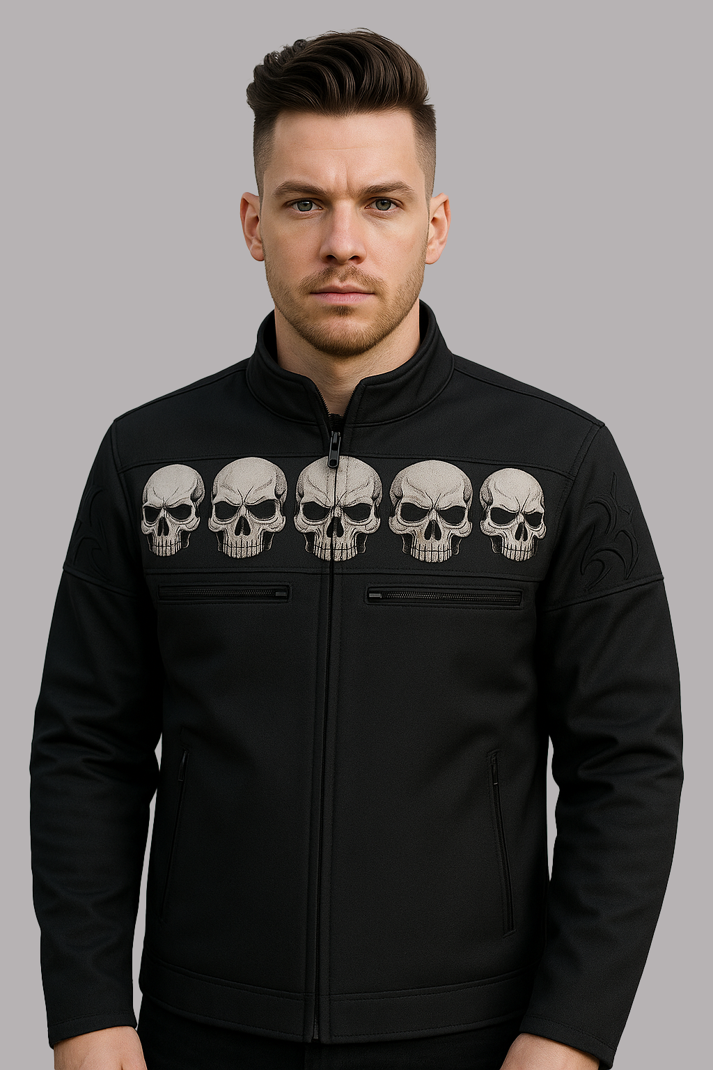 Skullshade Man's Motorcycle Textile jacket