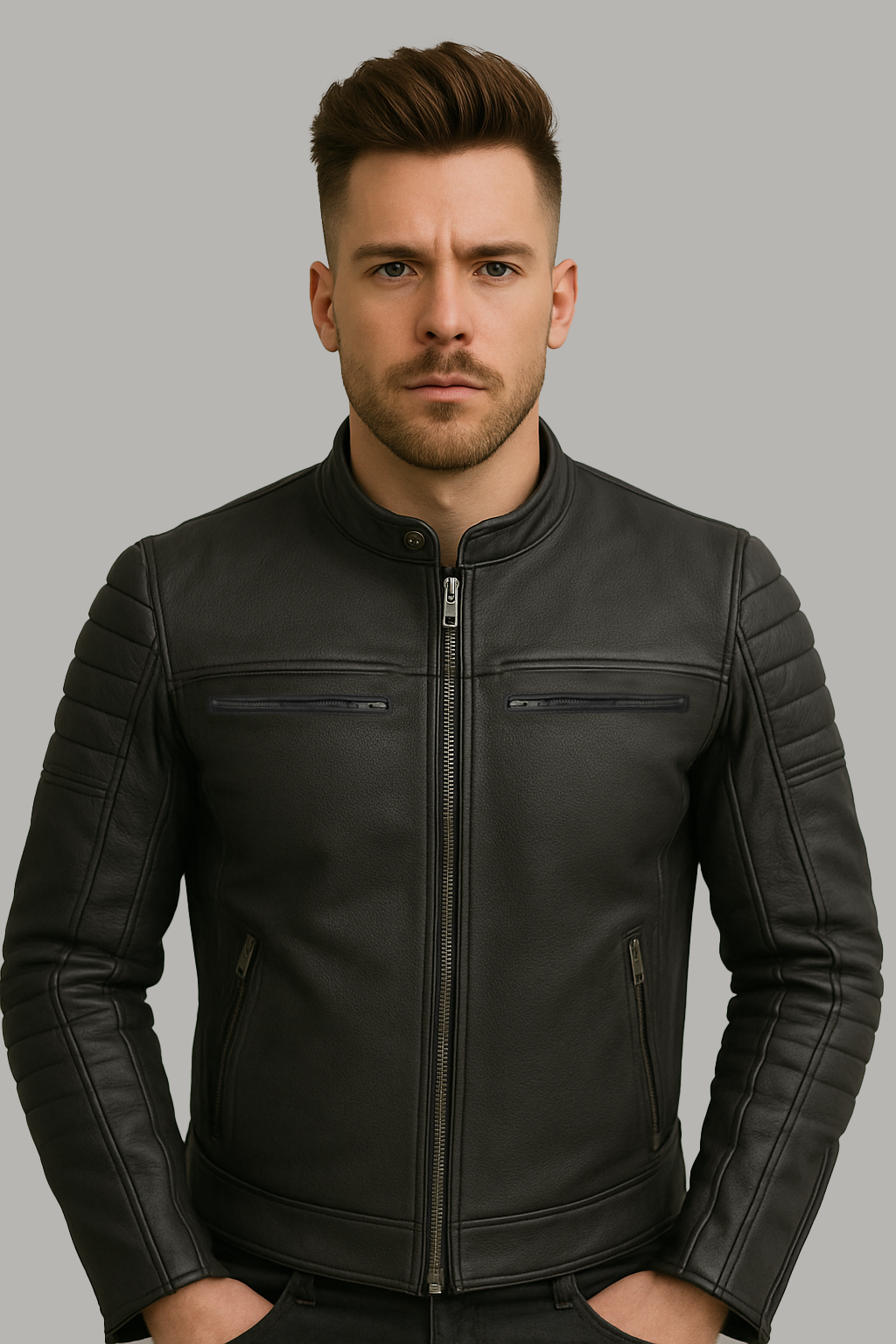 Steelcore Man's Motorcycle leather jacket