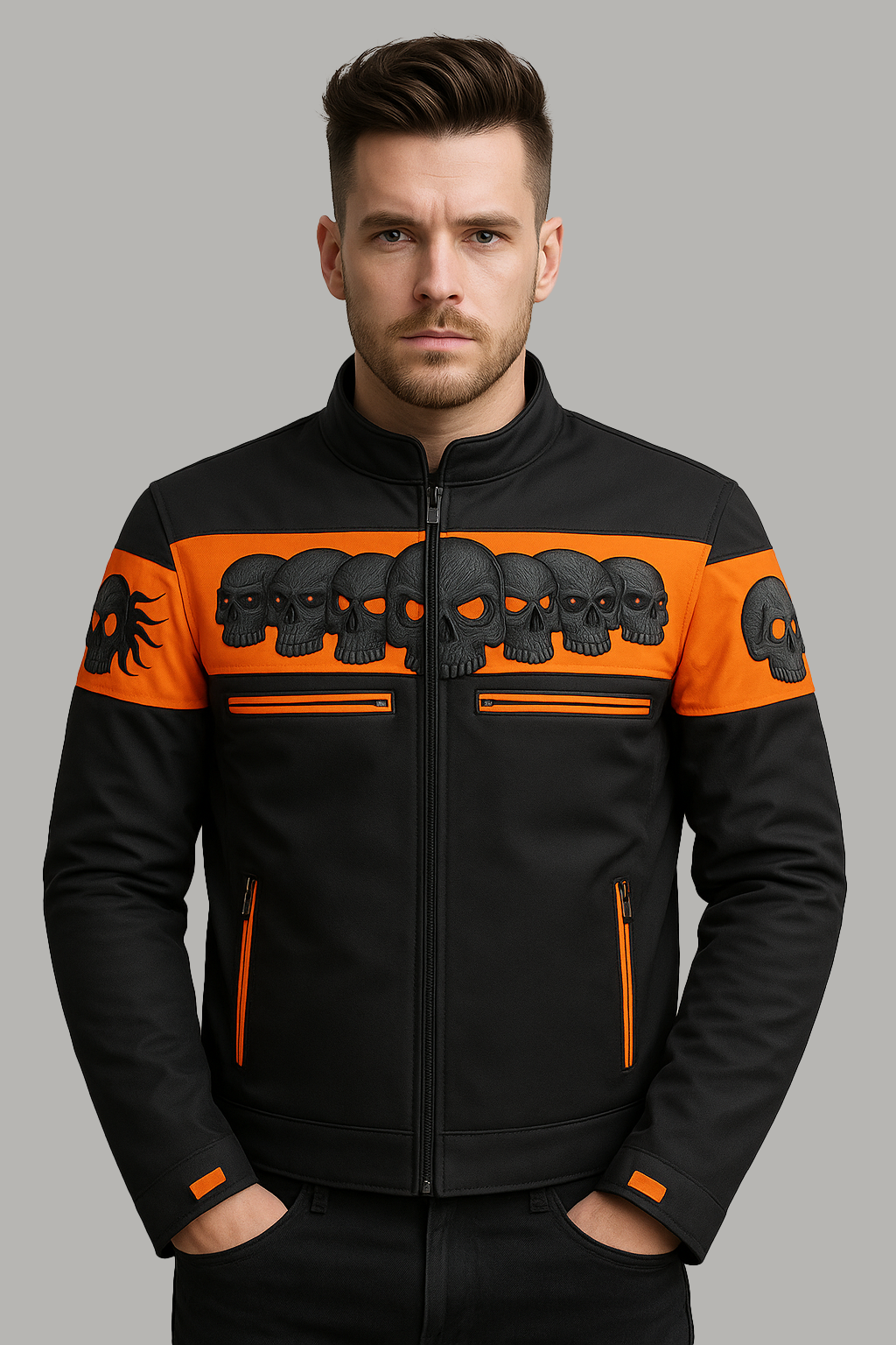 Skullshade Man's Motorcycle Textile jacket