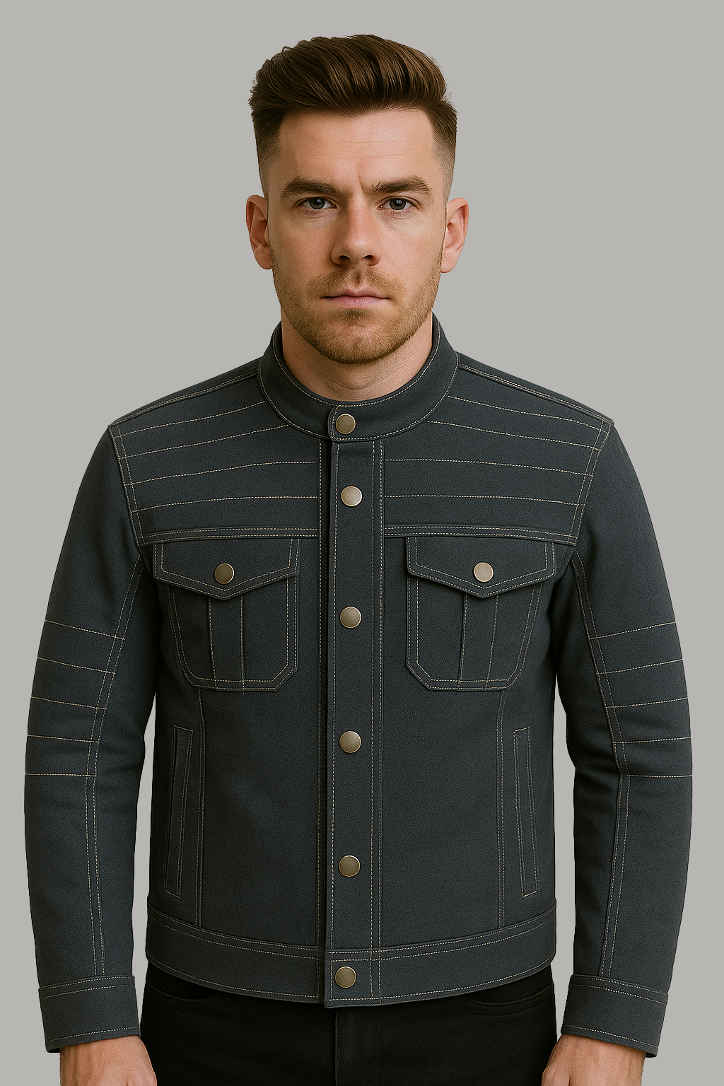 Command Denim Man's Motorcycle Jacket