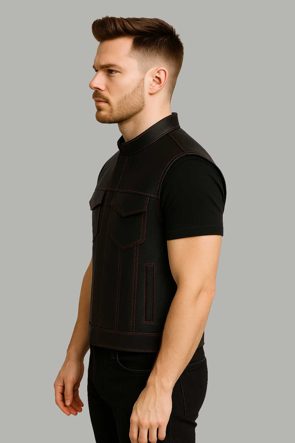 Shadow Viper - Men's Motorcycle Leather Vest