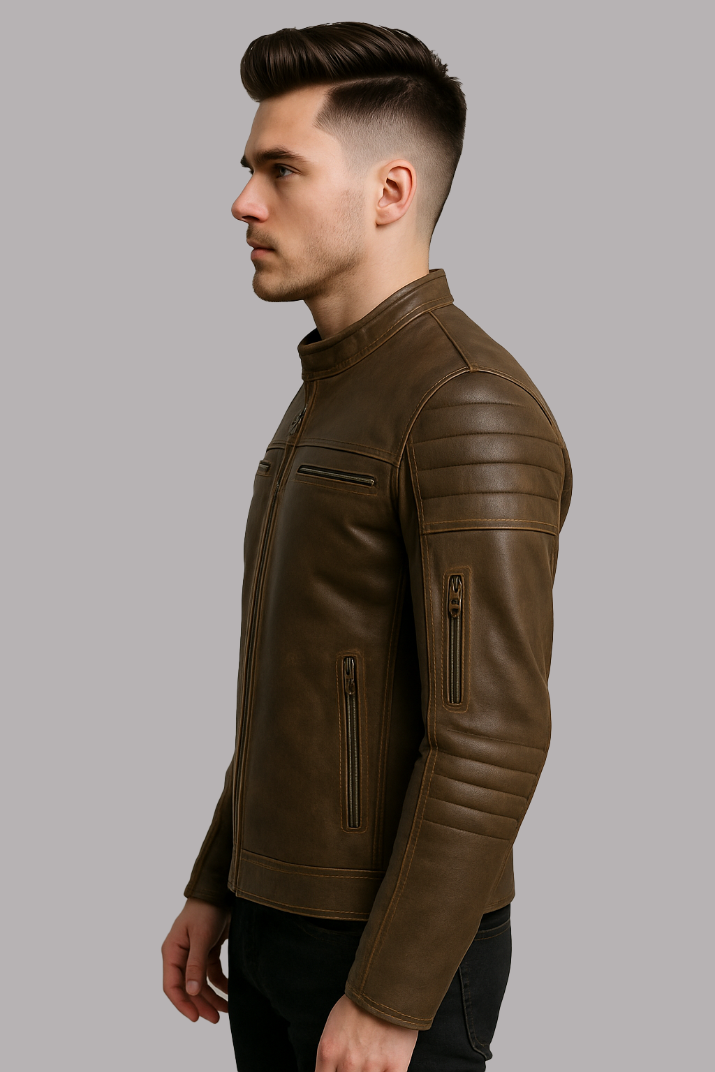 Steelcore Man's Motorcycle leather jacket