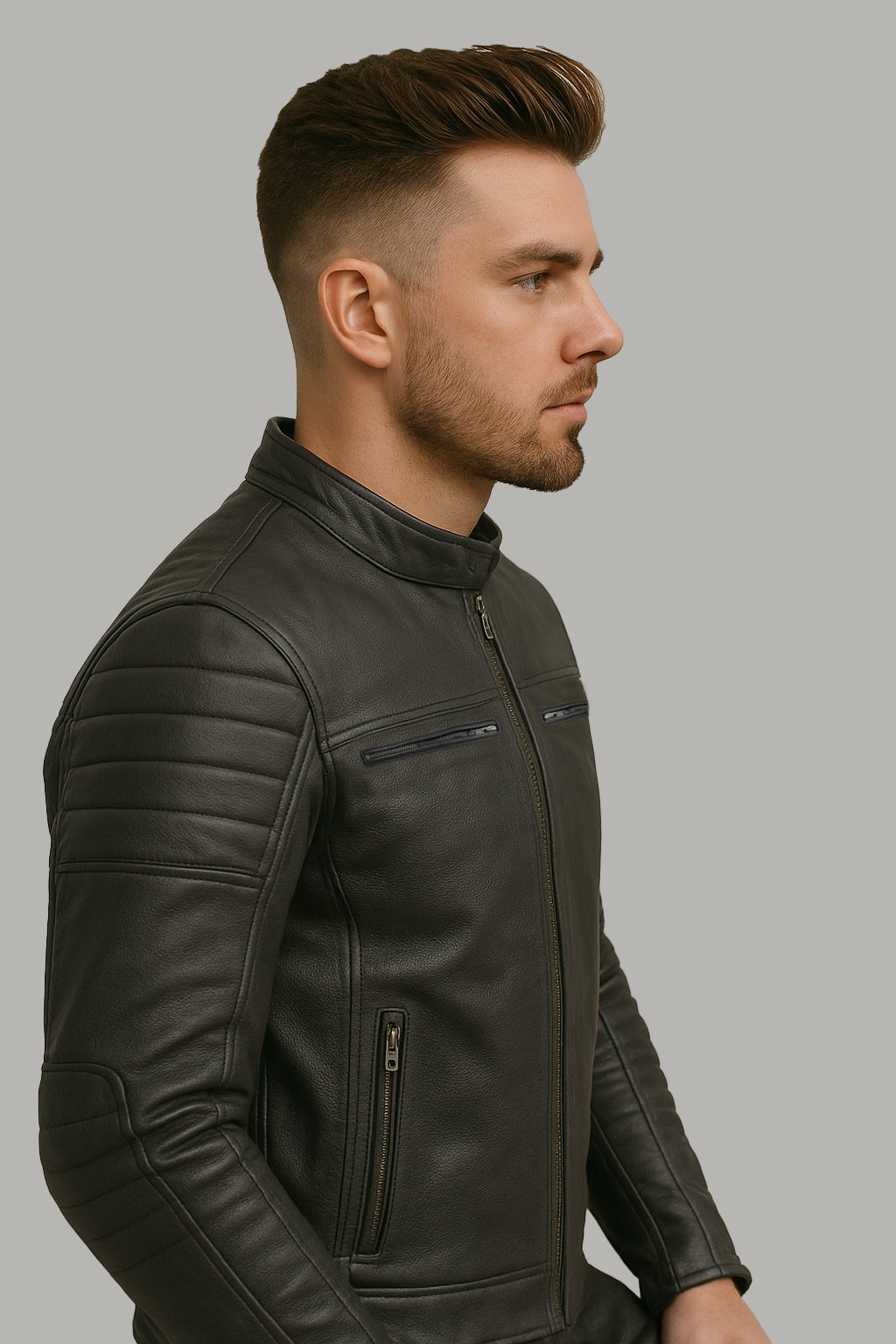 Steelcore Man's Motorcycle leather jacket
