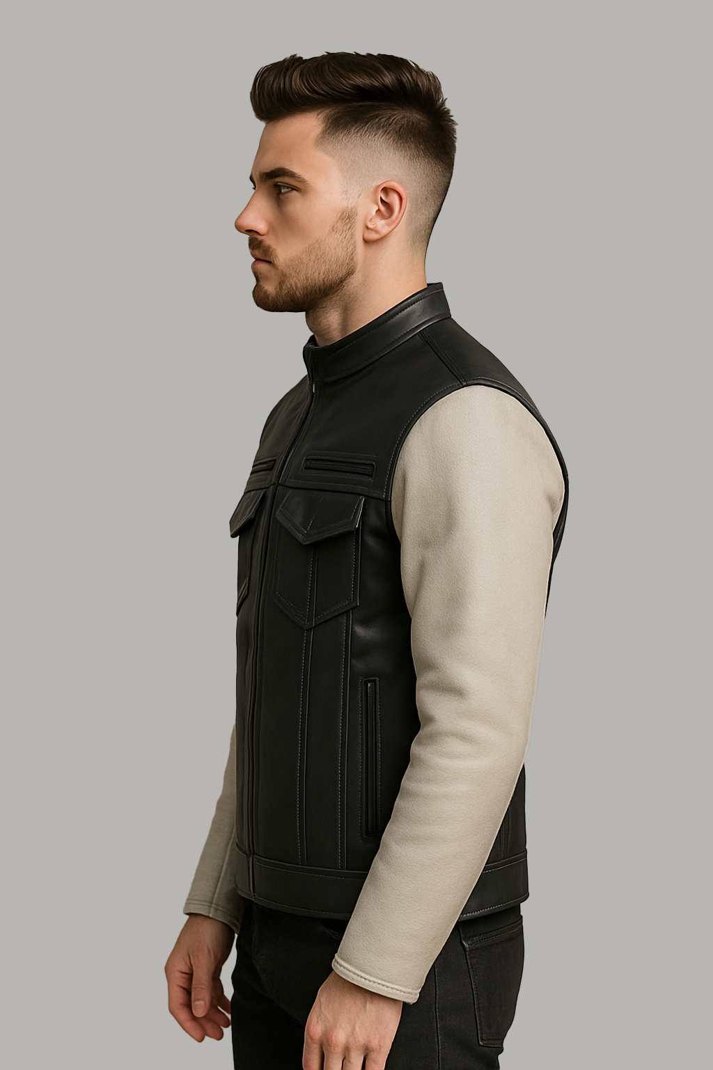 Inferno Edge Man's Moto Leather Jacket