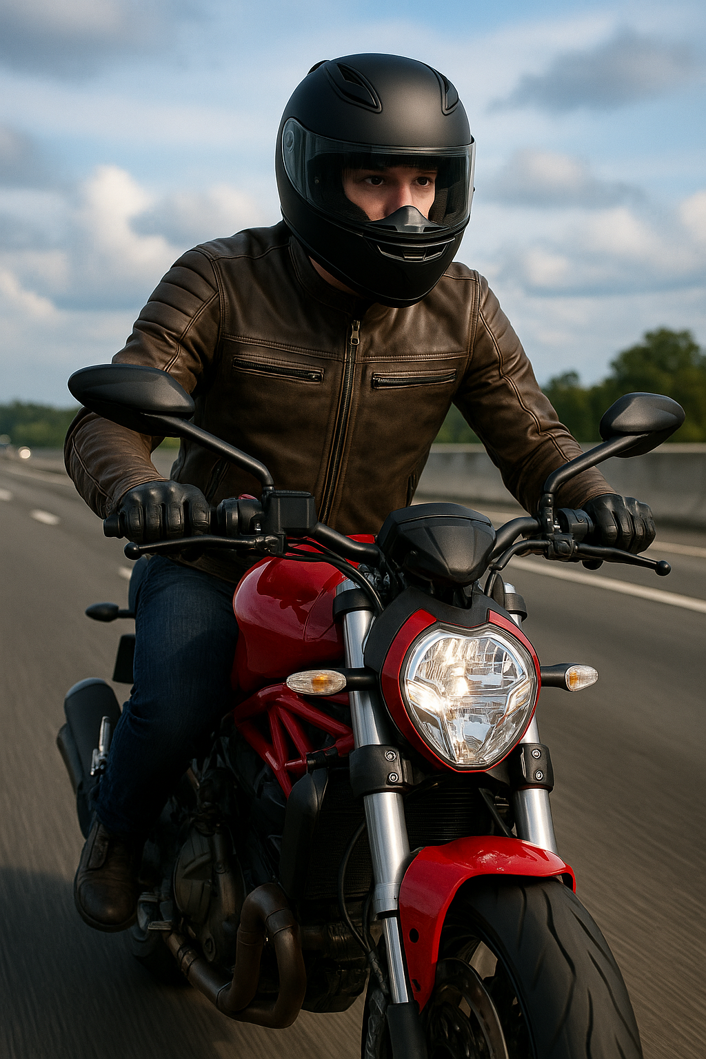 Steelcore Man's Motorcycle leather jacket