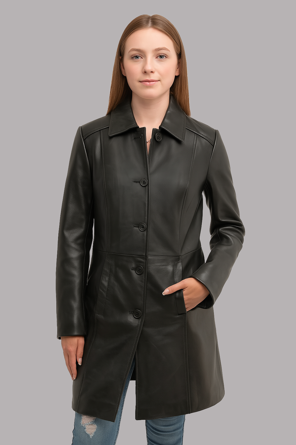 biker leather jacket women Vivica Vale stylish fashion outfit