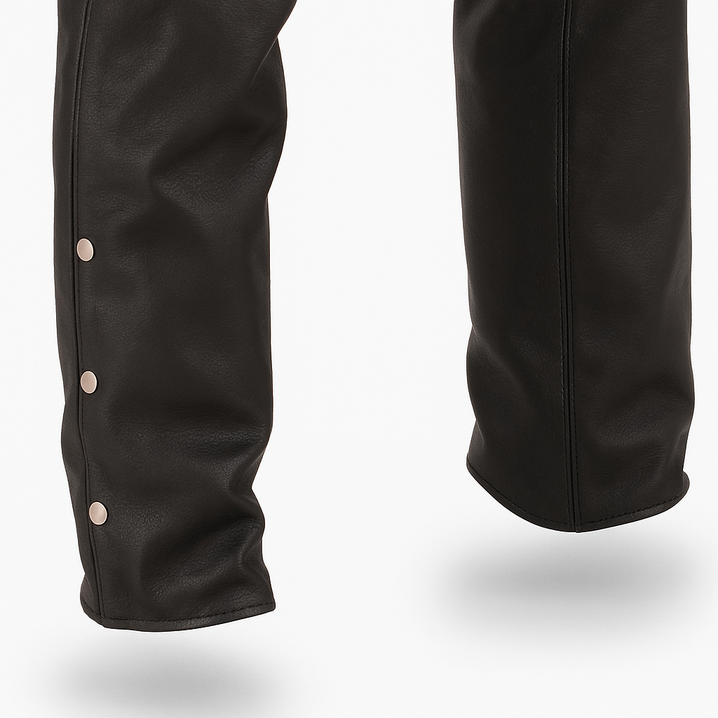 Rustmark - Unisex Motorcycle Leather Chaps