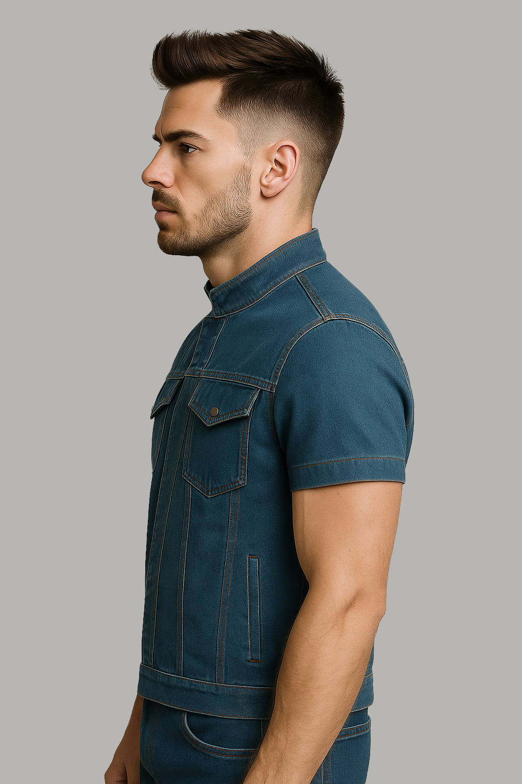 Maverick - Men's Motorcycle Denim Vest
