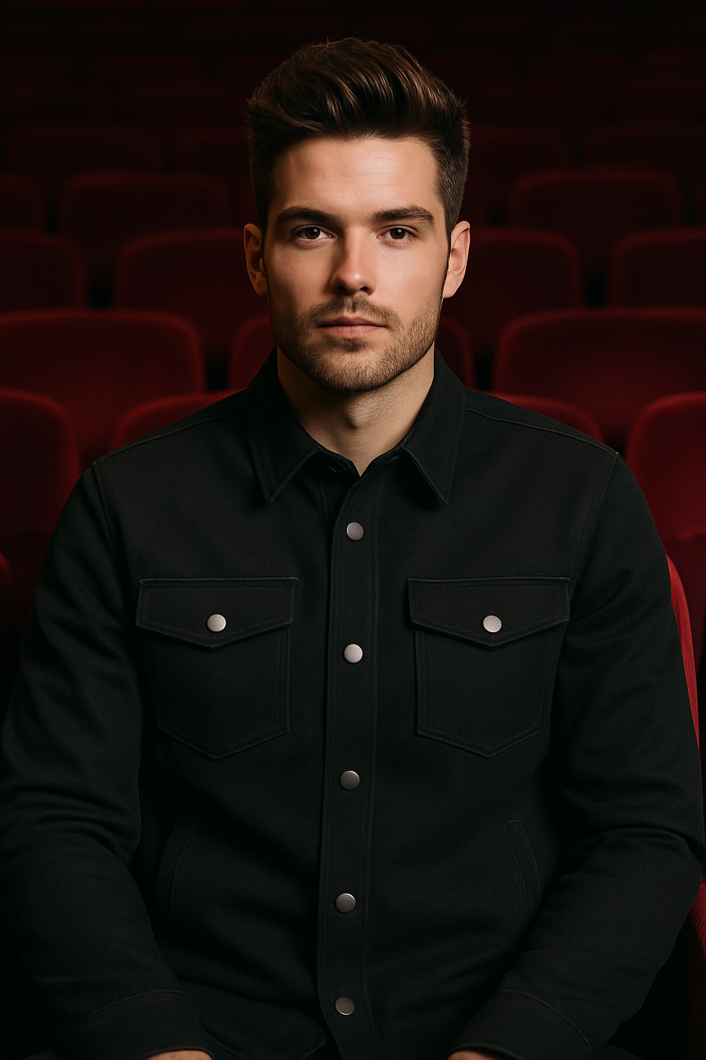 Blackout Commander Men's Denim Shirt