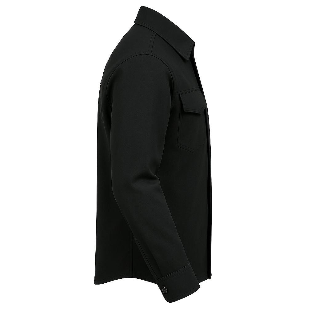 Noir Layer Men’s Canvas Riding Shirt