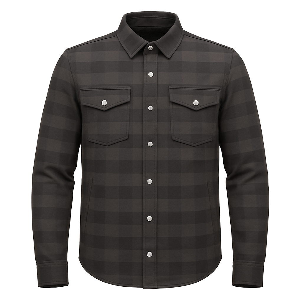 Urban Timber Men’s Charcoal Flannel Shirt