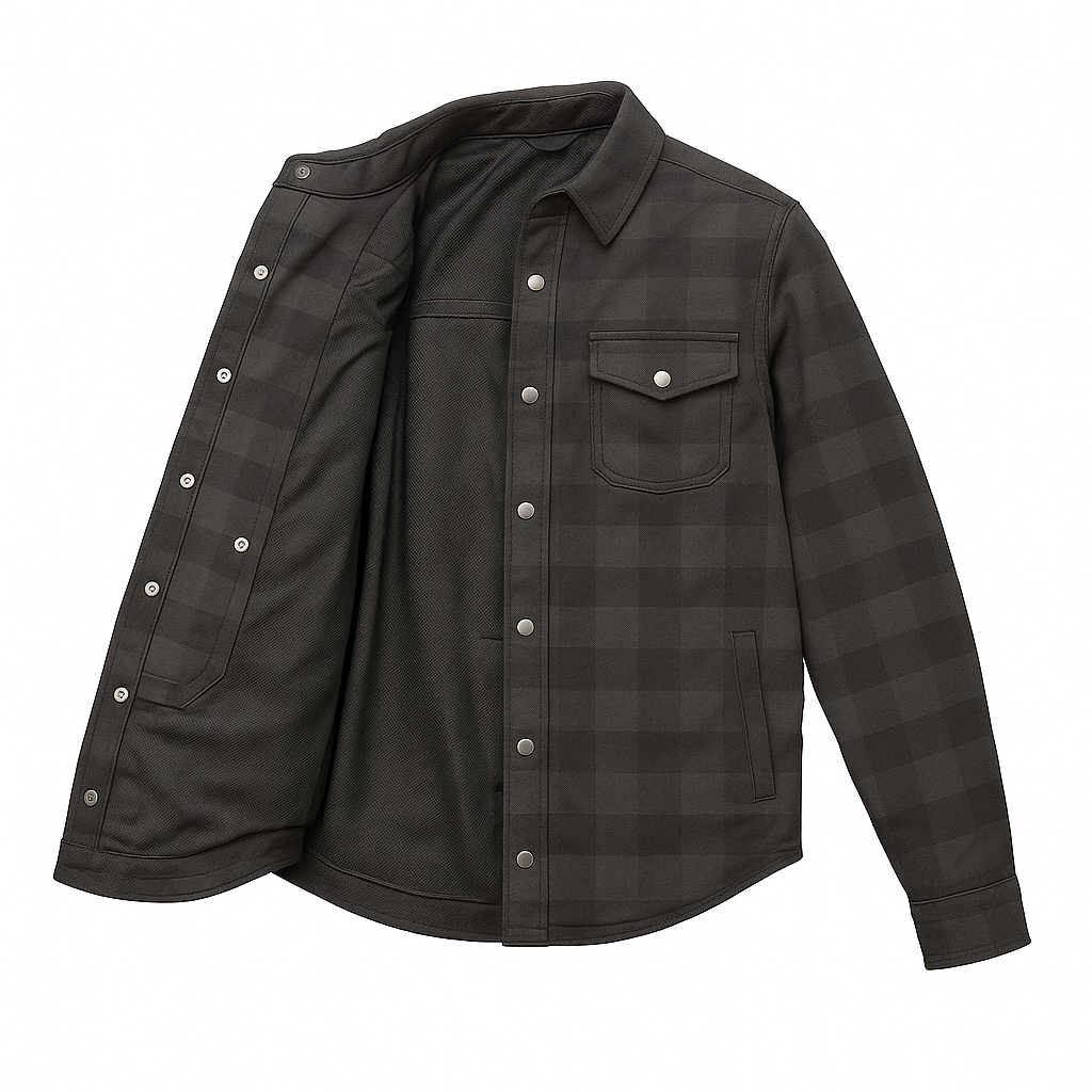 Urban Timber Men’s Charcoal Flannel Shirt