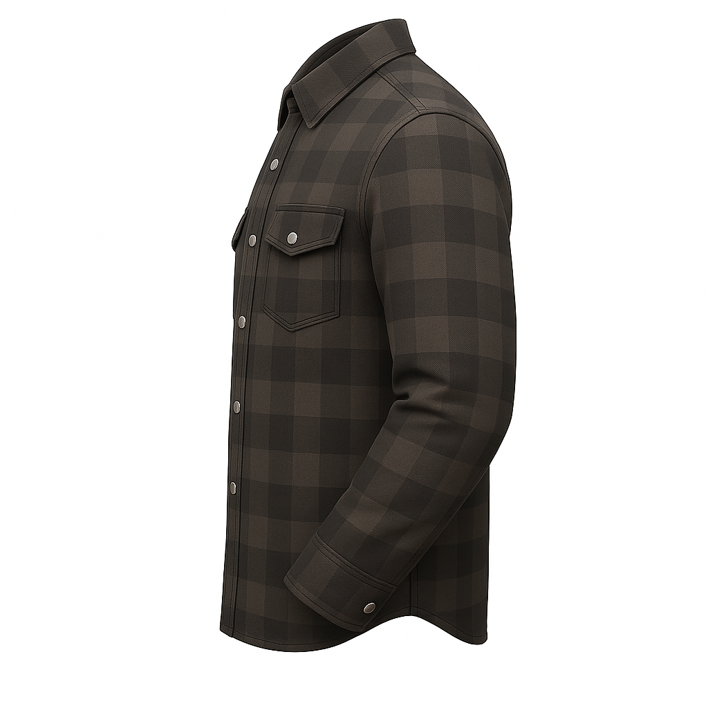 Urban Timber Men’s Charcoal Flannel Shirt