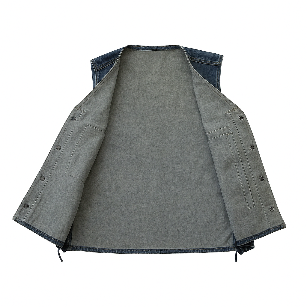 Rabel - Men's Motorcycle Denim Vest