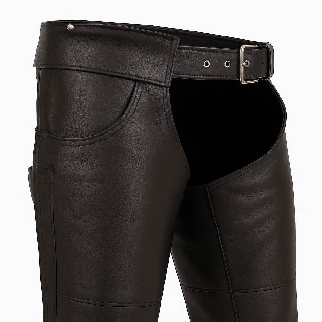 Rally - Unisex Motorcycle Leather Chaps