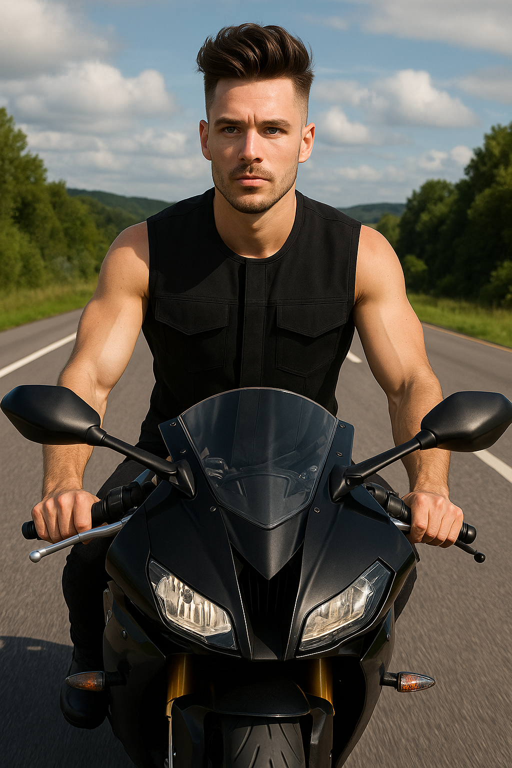 Urban – Men's Motorcycle Twill Vest