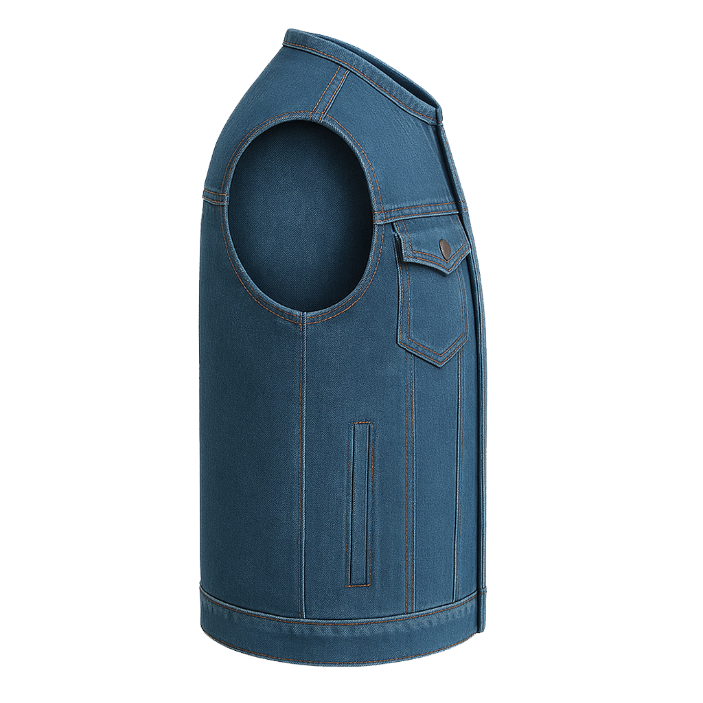 Bastion – Men’s Motorcycle Denim Vest