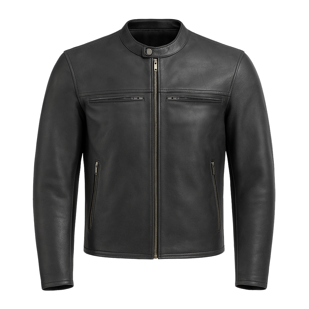 Midnight Vault Man's Motorcycle leather jacket