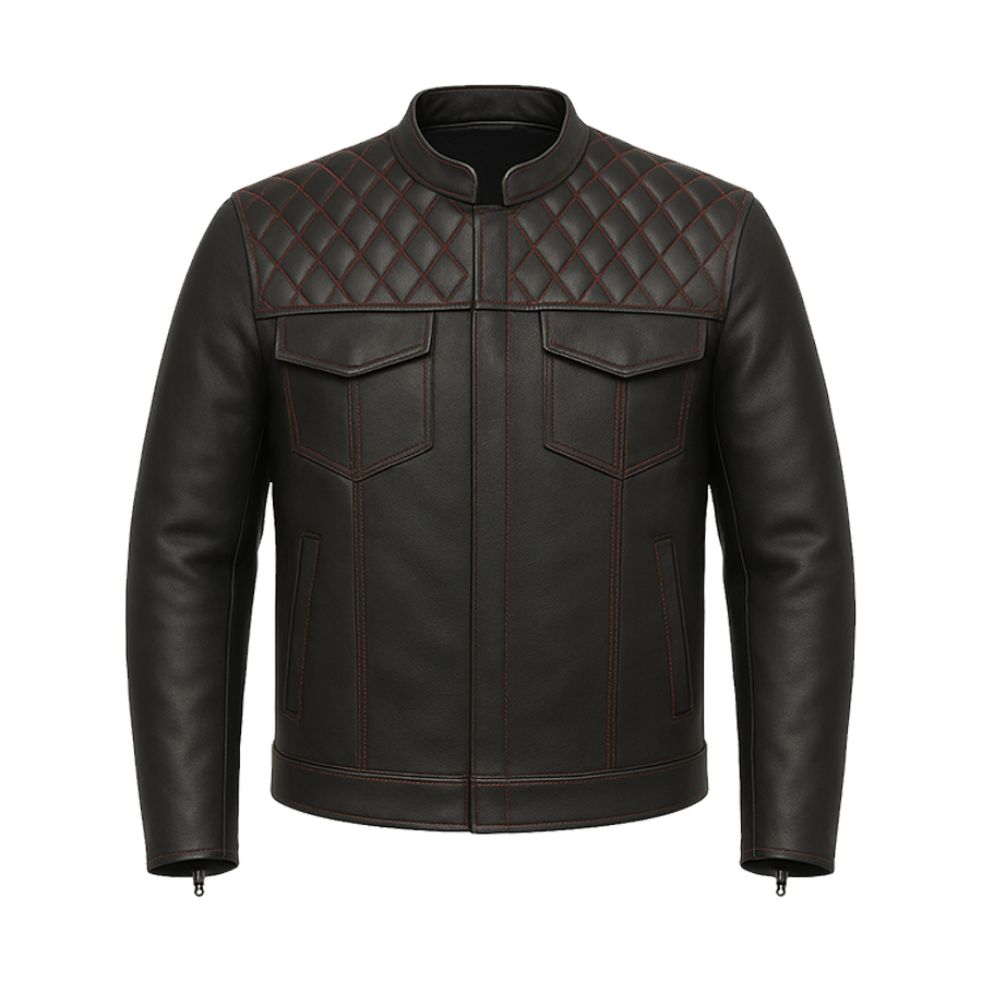 Ember Guard Men's Motorcycle leather jacket